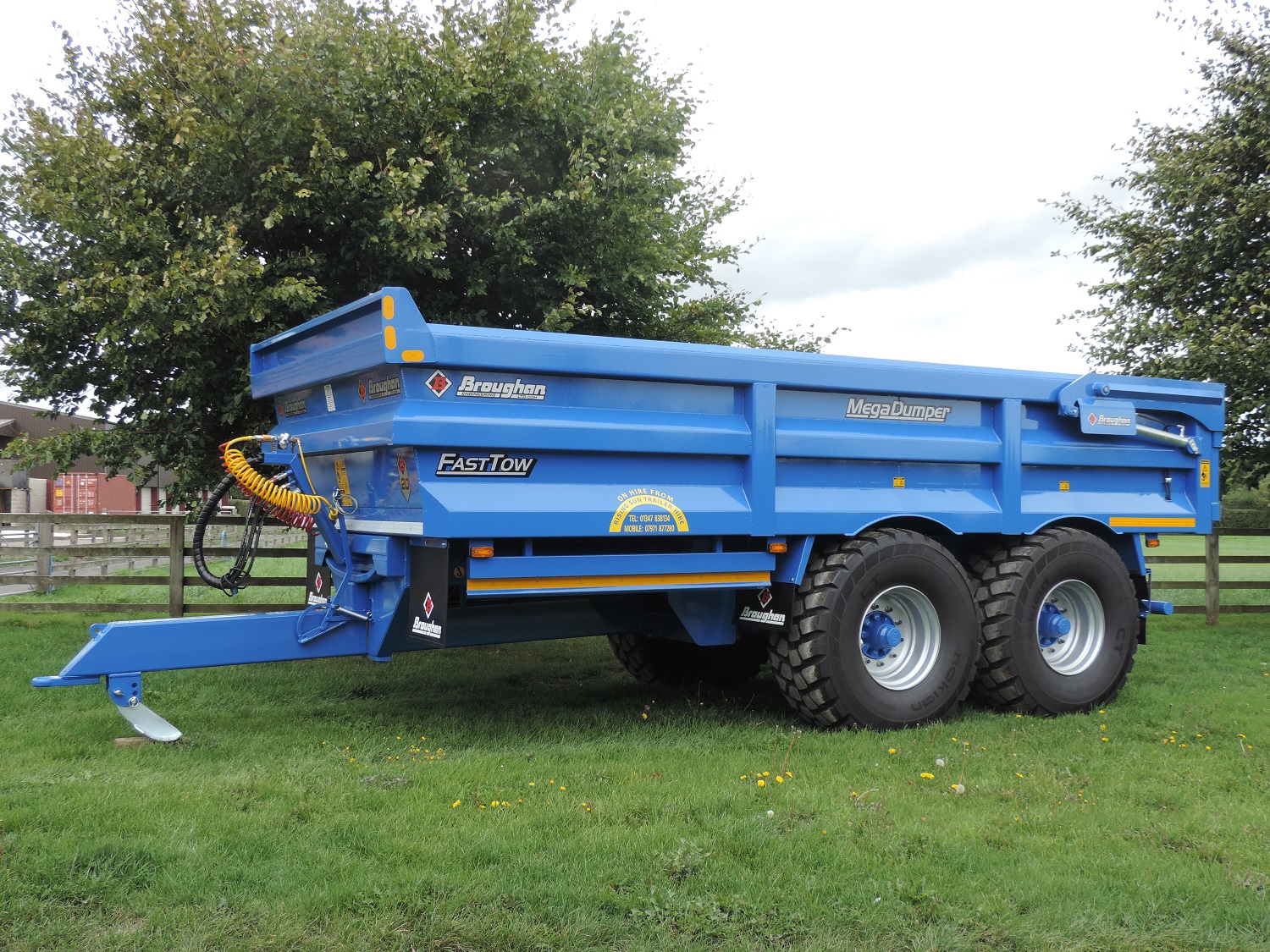 Broughan 20T dump trailer